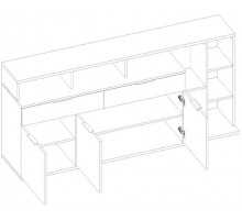 Тумба под телевизор Компакт 3D2S7N P правая