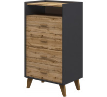 Комод Сканди высокий МН-036-18(графит)