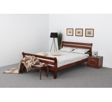 Односпальная кровать Аврора (орех светлый)