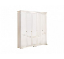 Шкаф для одежды Лика ММ-137-01/05Б (белая эмаль)