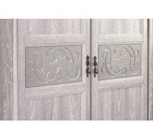 Шкаф четырехдверный с зеркалами Лючия 203 светлый